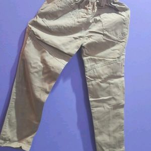 Cream Trouser For Boys