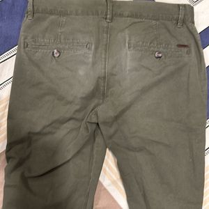 United Colors Of Benetton Olive Chinos