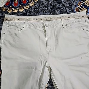 Denim White Mens Shorts Unsused