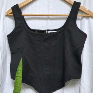 Corset Style Crop Top