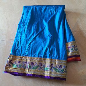 Pithani saree in blue