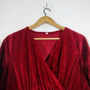 Red Velvet Dress (Women's)