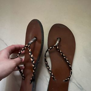 Brown Slippers Size -36