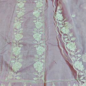 Dress Material In Chanderi Silk