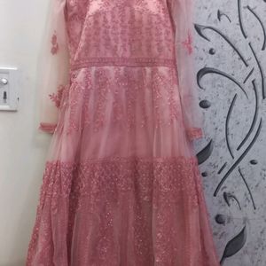 Beautiful Peach Color New Gown