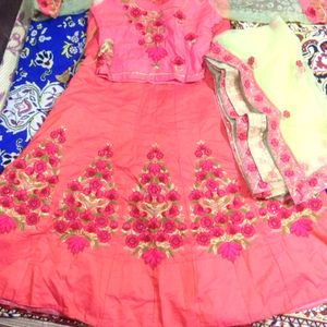 Heavy Pink Lehenga