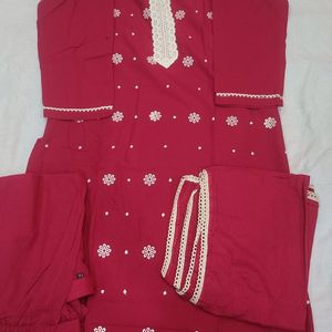 EMBROIDERED Designer Suit With Cut Work