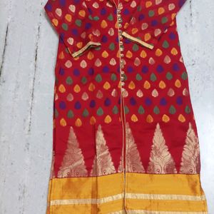 Atractive Bandhej Work Kurti At Very Low Price