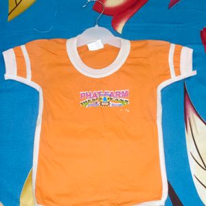 Half Sleeve T Shirt For Girl 9-12 Month