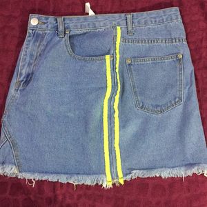 Denim Short Skirt