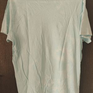 Combo( Mens Plain Sky Blue/White Tshirt And Shorts