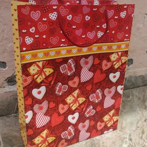 Gg Gift Bag With Heart Degine