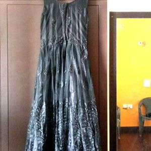 Party Wear Gown On New Condition