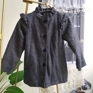 Shimmery Overcoat For Girls.