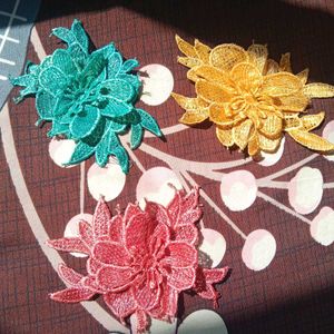 500  Designer Embroidery Flowers