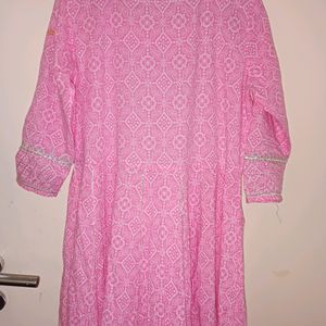 Long Pink Kurti