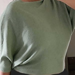 Only Green Knitted Top