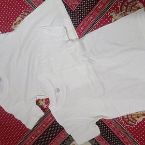New White Tshirt For Baby
