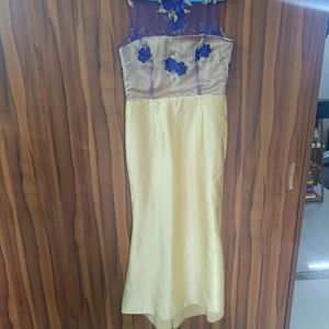 Imported Flower Inbuilt Gown