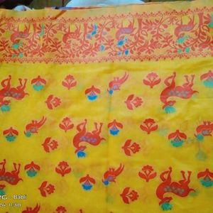 beautiful jamdani saree