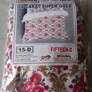 New Bedsheet With Pillow Covers