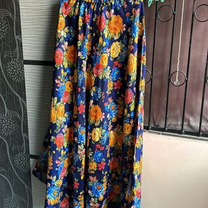 Ethnic Long Floral Skirt