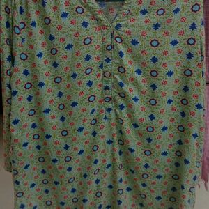 Multicolur Short And Fancy Kurti