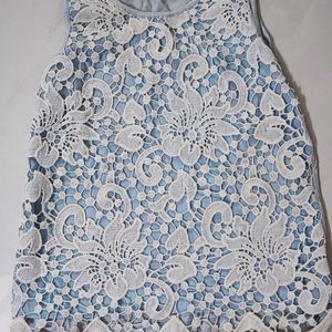 Sky Blue Sleeveless Top