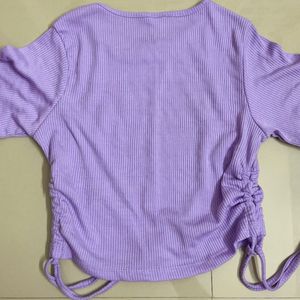 Lavender Crop Top