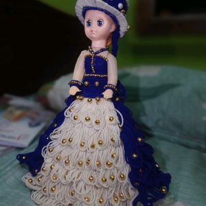 Bridal Doll Colour Blue And White