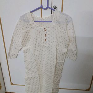 Cream Colour Kurti