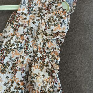 Floral Cotton Dress (L)