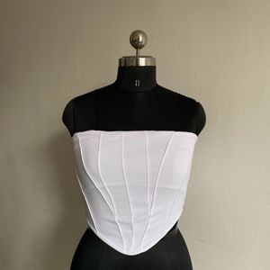 White Corset Top