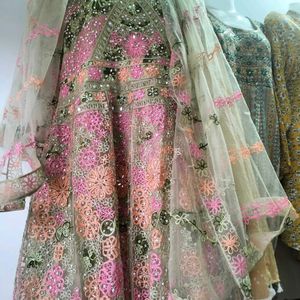 New Standard Pakistani Gown Dress Ne