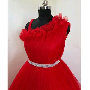 Red Long Gown