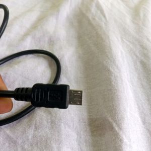 Black Charger Cable