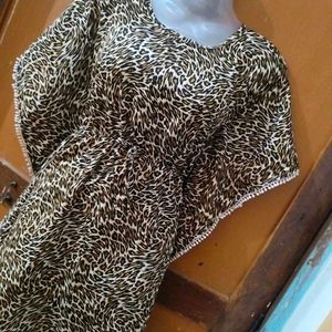 Leopard Print Kaftan Dress✨💕