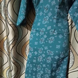 Sea Green Printed Suit