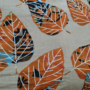 Leaf Print Single Bedsheet