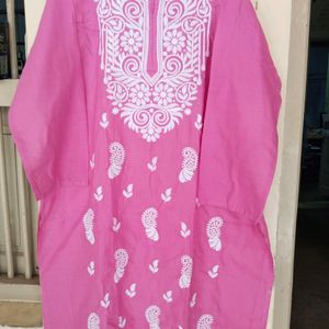 Lucknawi Embroidered chikankari Kurti New