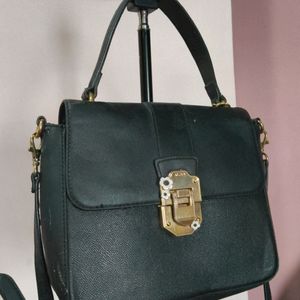 ALDO Leather Satchel Handbag