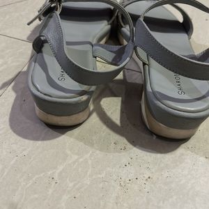 Khadims Grey Sandal Size UK4/EURO37