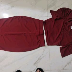 Co-ord Set Red Colour
