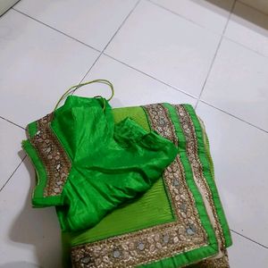 Women Embrodary Saree