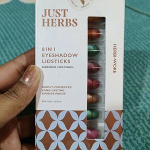 Just herbs 8 in 1 Eyeshadow Lidsticks !