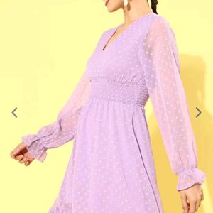 PlusS Lavender Dress