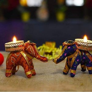 Elephant Tlight Holder