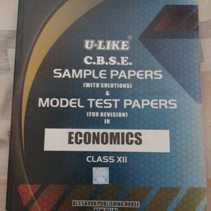 U-LIKE CBSE Sample Papers(With Solutions)ECONOMICS