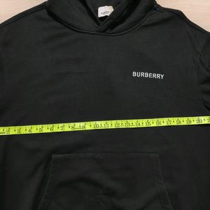 Burberry Hoodie Sweatshirt Black Size M