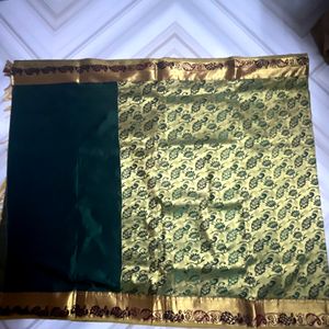 Bridal Look  Green Saree